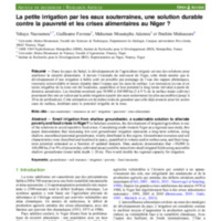 Eau souteraine et irrigation Tillaberi.pdf