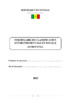 Formulaire de Classification Environnementale et Sociale Screening