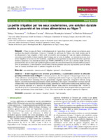 Eau souteraine et irrigation Tillaberi.pdf